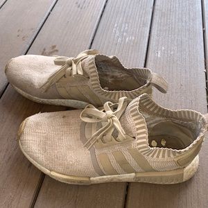 Adidas mens NMD r1 tan/ linen khaki